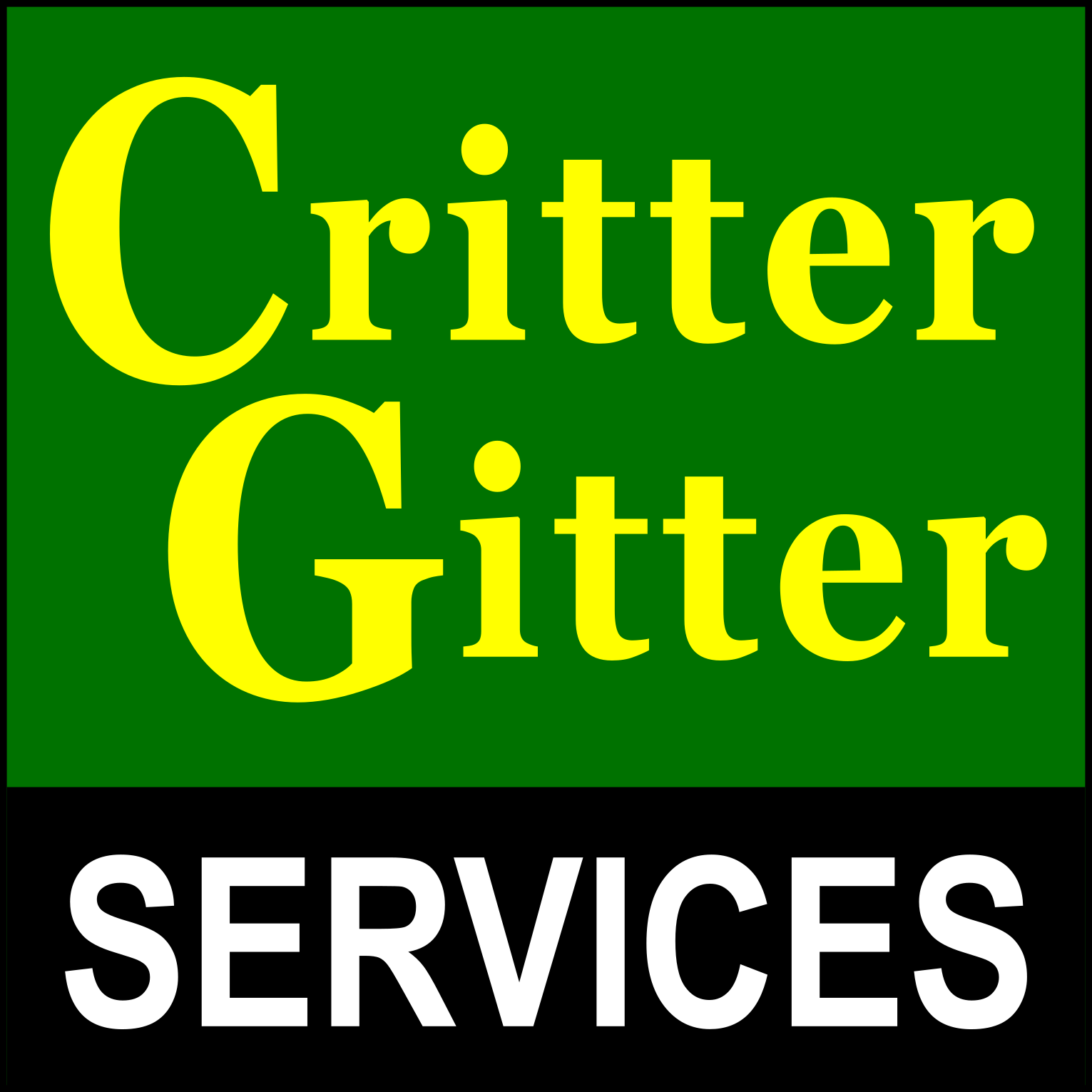 Critter Gitter Services Logo